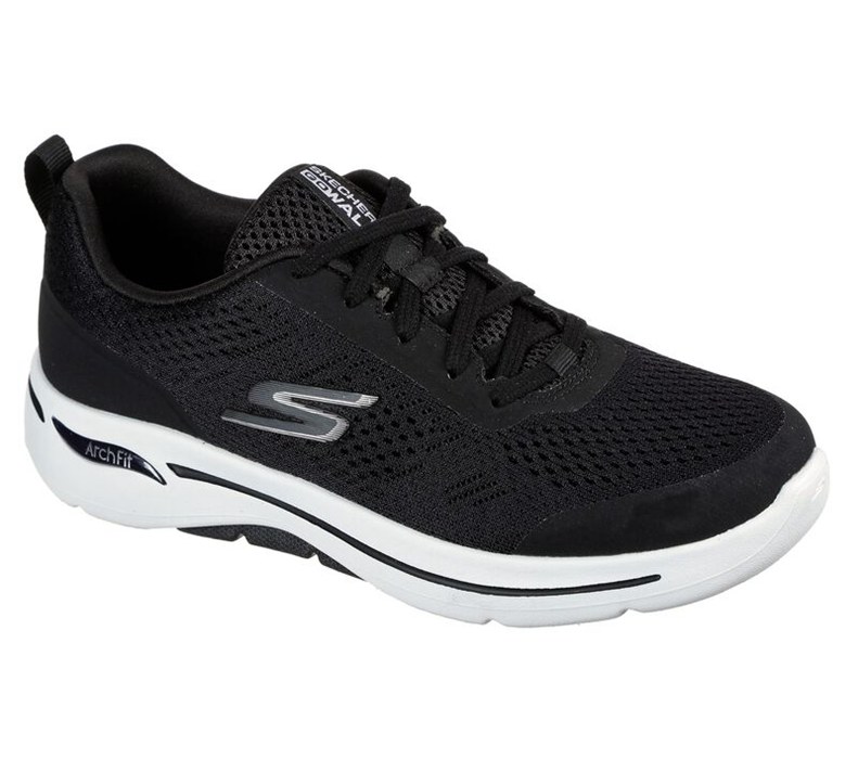 Skechers Gowalk Arch Fit - Motion Breeze - Womens Sneakers Black/White [AU-KZ0437]